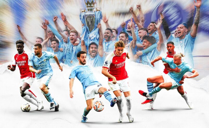 Manchester City est champion, avec Arsenal, Liverpool, Aston Villa, Chelsea et Tottenham en Europe.