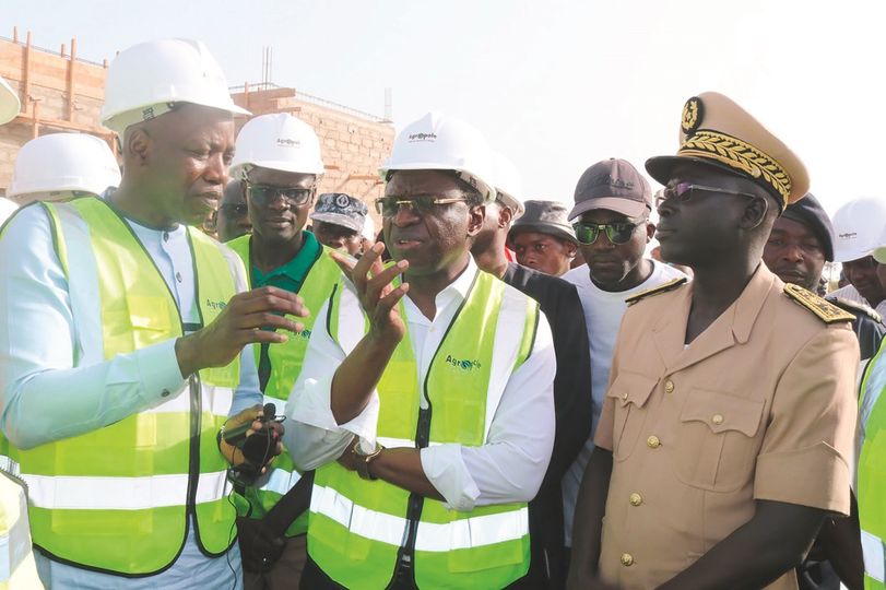 Les travaux exécutés à 55 % : Le Ministre de l’Industrie et du Commerce Serigne Guèye Diop veut une inauguration de l’Agropole Sud en octobre