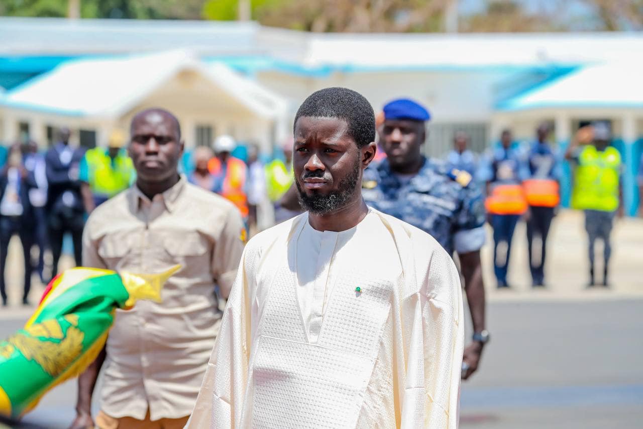 Les images de l’arrivée du Chef de l’État, SEM Bassirou Diomaye Faye,