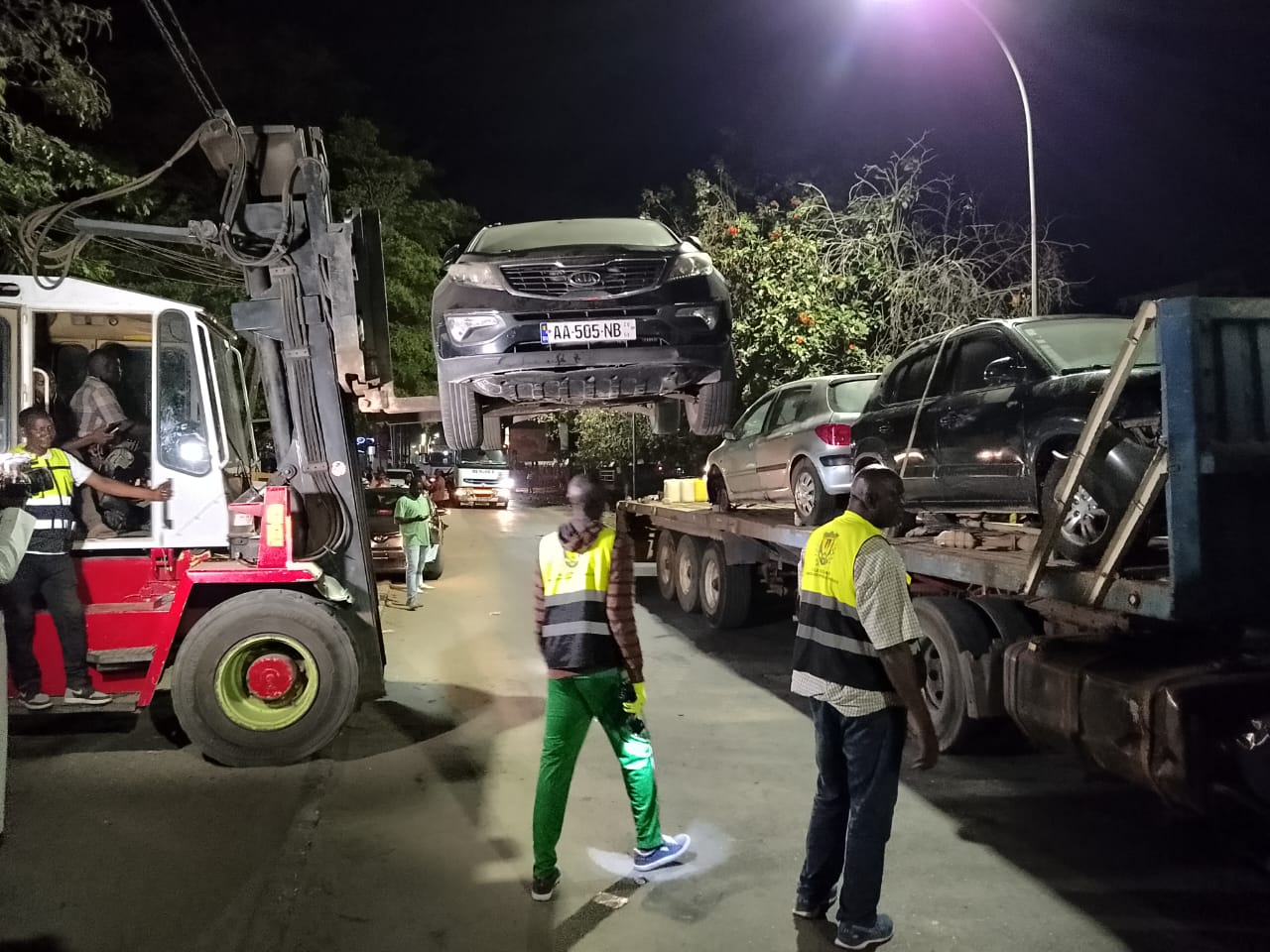 Déguerpissement sur la voie publique à Gueule Tapée, Fass, Colobane, en collaboration avec la mairie de Dakar.