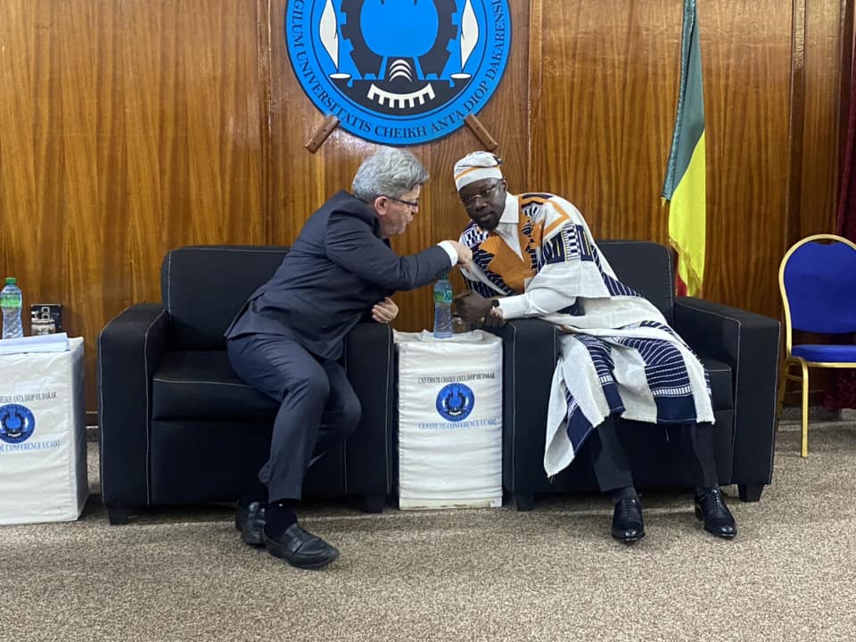 Ousmane Sonko chez les étudiants de l’université Cheikh Anta Diop