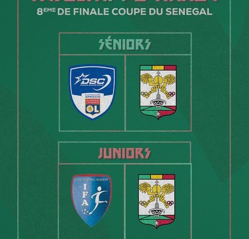 Huitièmes de finale de la Coupe du Sénégal de football : des matchs palpitants en perspective.