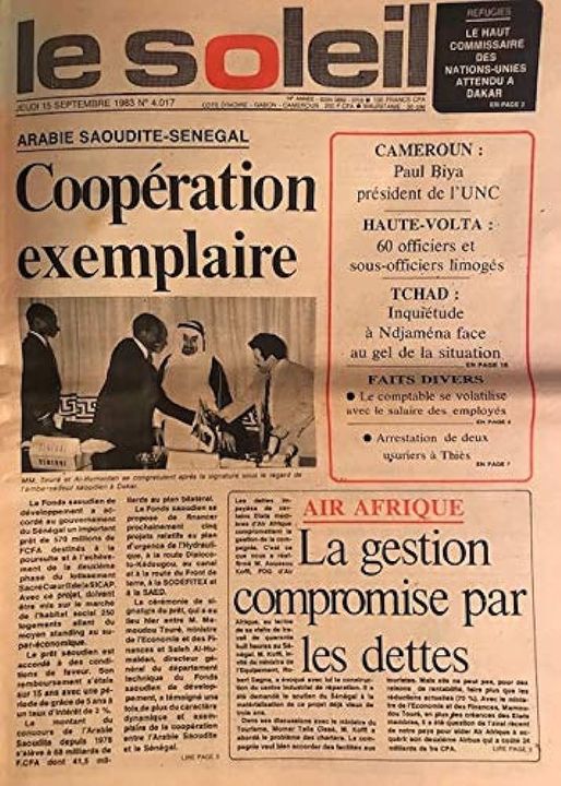 IL Y A 54 ANS, paraissait le premier numéro du quotidien national sénégalais: Le Soleil, les péripéties d’une naissance