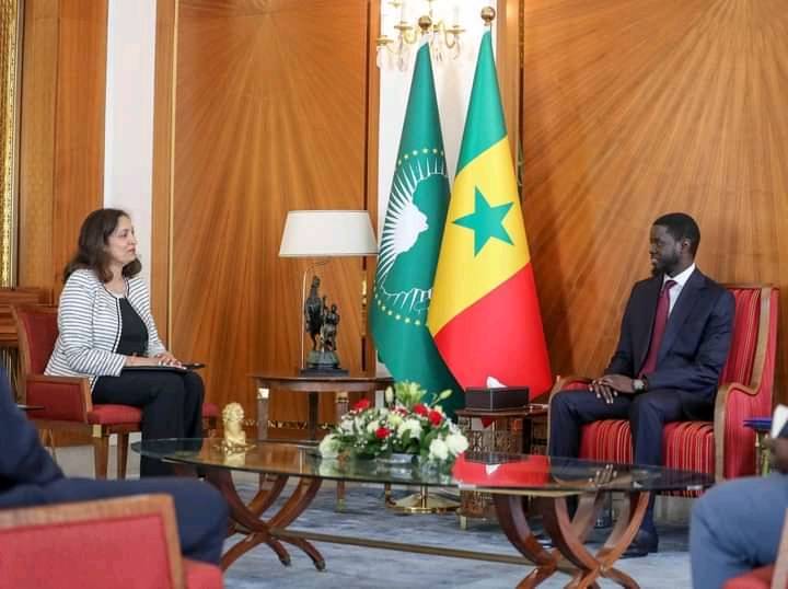 Audience au Palais: Le Président de la République a reçu ce matin Mme Uzra Zeya, Sous-Secrétaire d’État à la sécurité civile, à la démocratie et aux droits de l’homme des États-Unis.