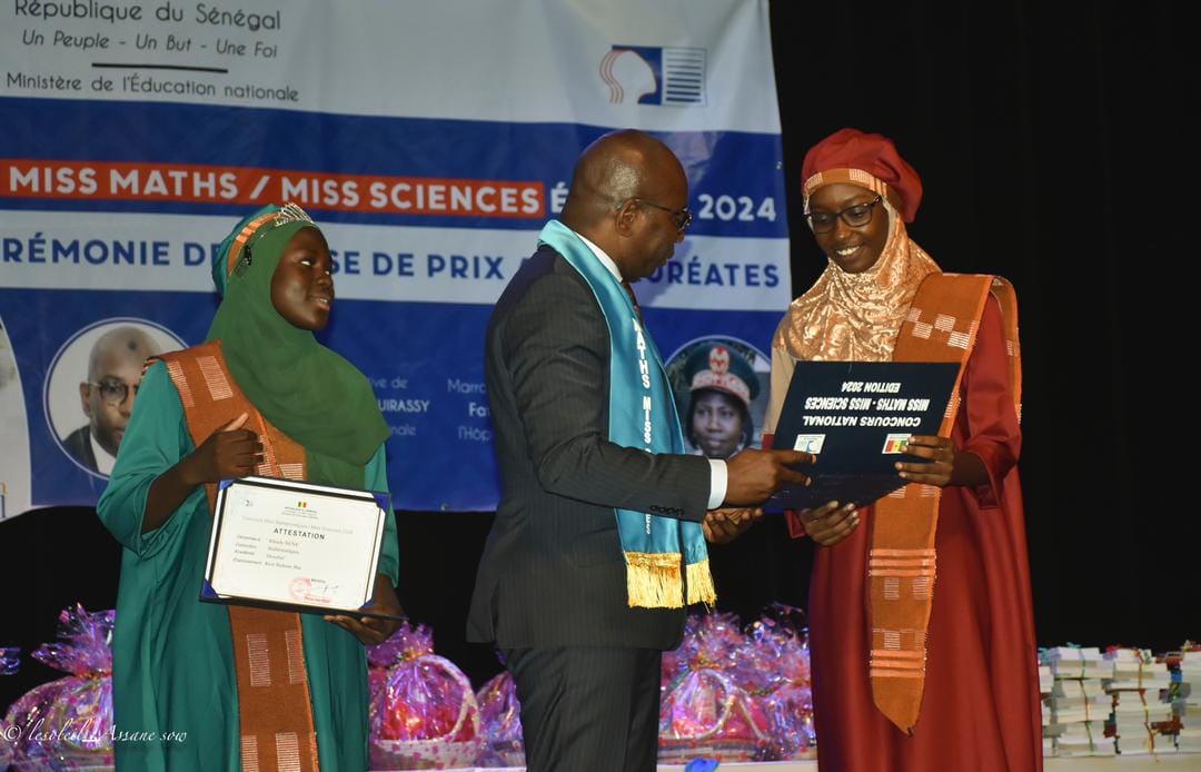 Concours Miss Maths/ Miss Sciences : Les élèves Khady Sène (Touba) et Ramatoulaye Kane (Diourbel) honorées