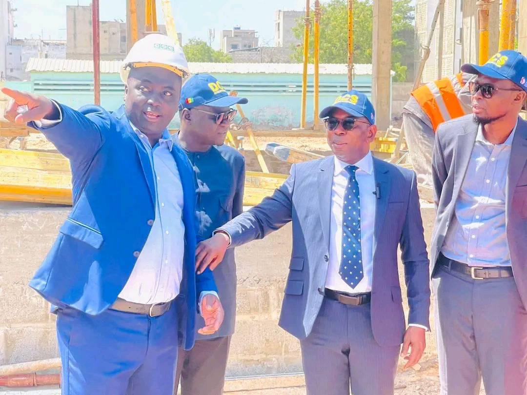 Nouveau Lycée de la Médina: Visite de chantiers du Ministre de l’Education Nationale Moustapha Guirassy