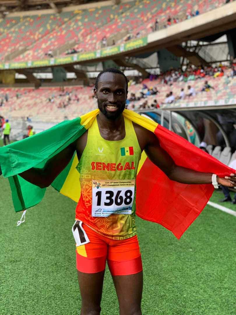 23èmes Championnatsd’Afrique d’athlétisme: Cheikh Tidiane Diouf remporte l’or au 400 m à Douala