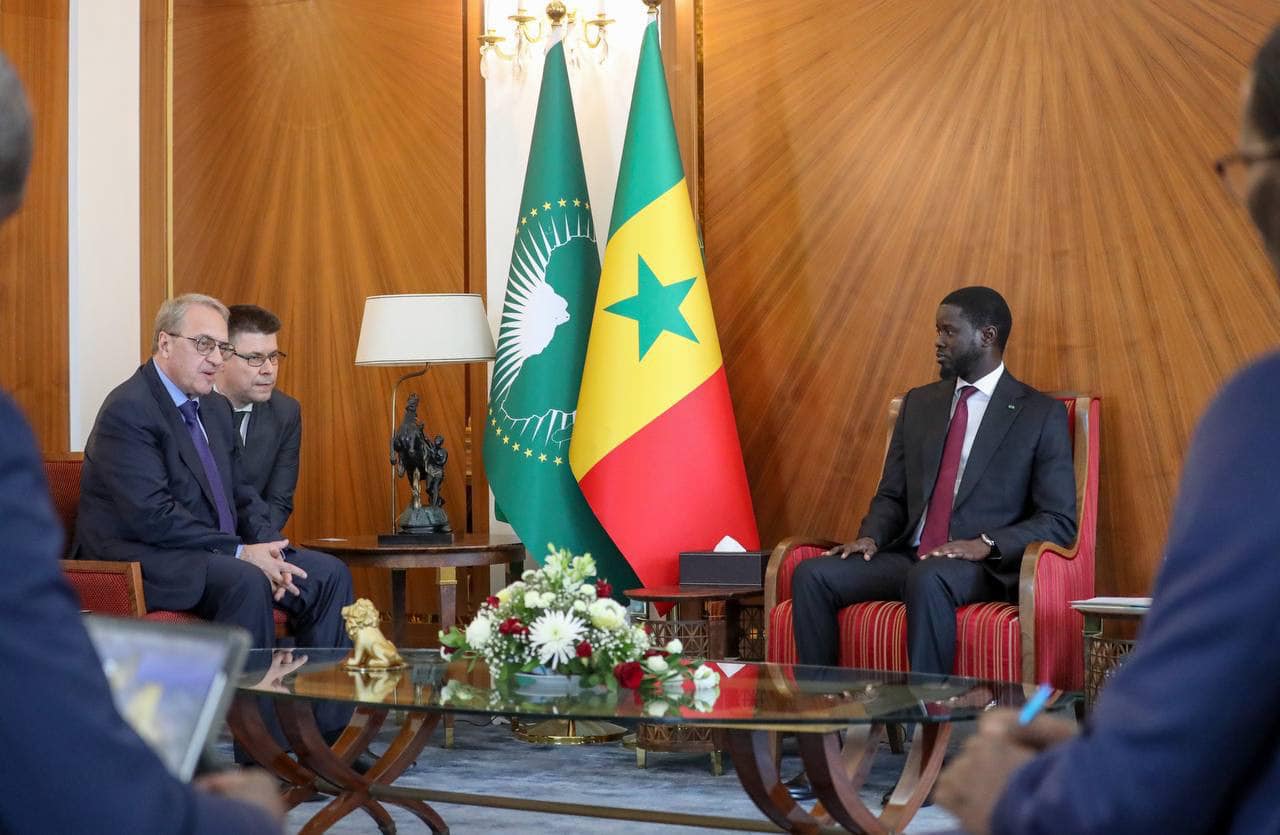 Audience au Palais: Le Président de la République, Bassirou Diomaye Faye,