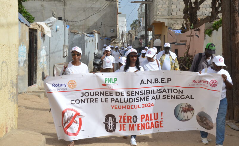Journée de Sensibilisation pour l’Éradication du Paludisme à Yeumbeul Sud des Rotariens