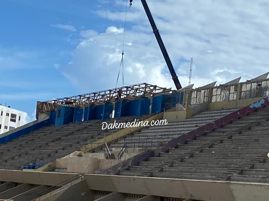 Le Stade Iba Mar, entrain d’être démoli.