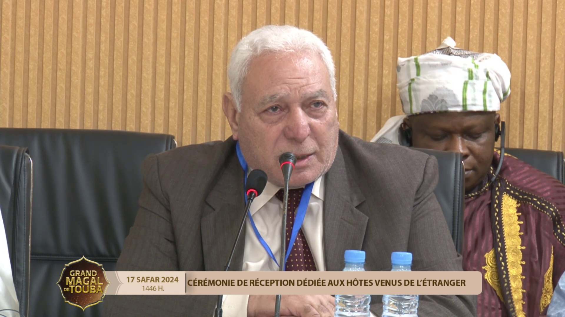 Grand Magal de Touba: Réception hôtes : Intervention du Dr Ousama prof Al Azhar……