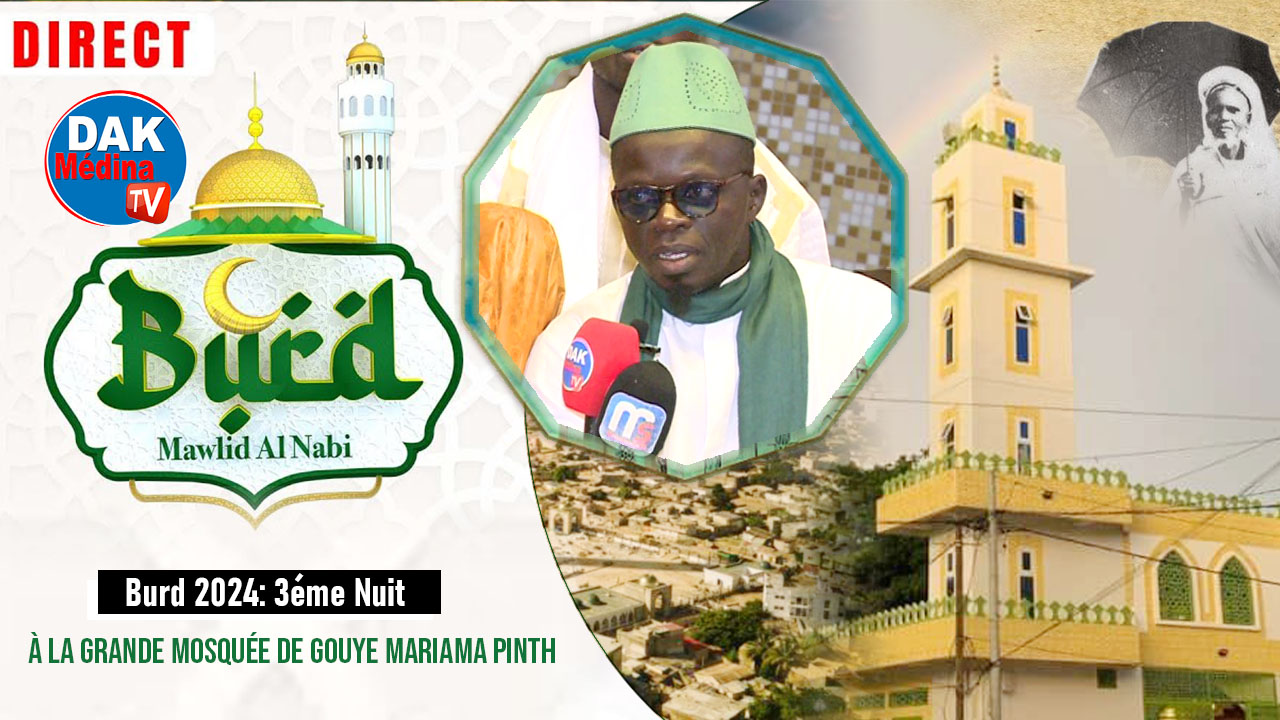 Médina Burd 2024: 3éme Nuit à la Grande Mosquée de Gouye Mariama Pinth