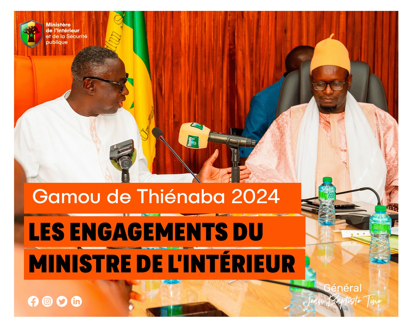 145e Gamou de Thiénaba : Le Ministre de l&rsquo;Intérieur dévoile son plan d&rsquo;action