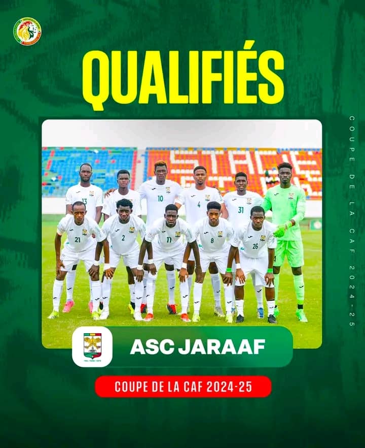 Le Jaraaf triomphe face au Racing Club d’Abidjan et se hisse en phase de poules de la Coupe CAF