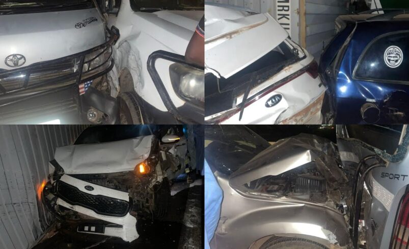 Accident spectaculaire sur l’axe AIBD-Dakar : Un conteneur écrase sept véhicules, plusieurs blessés