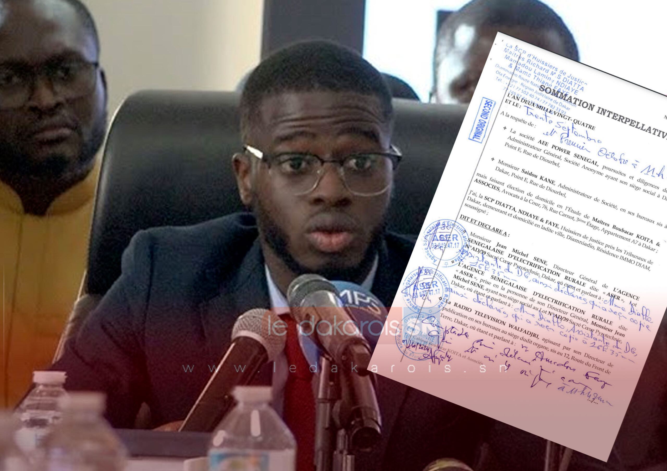 Affaire ASER : AEE Power Sénégal Interpelle Jean Michel Sene et Exige des Explications