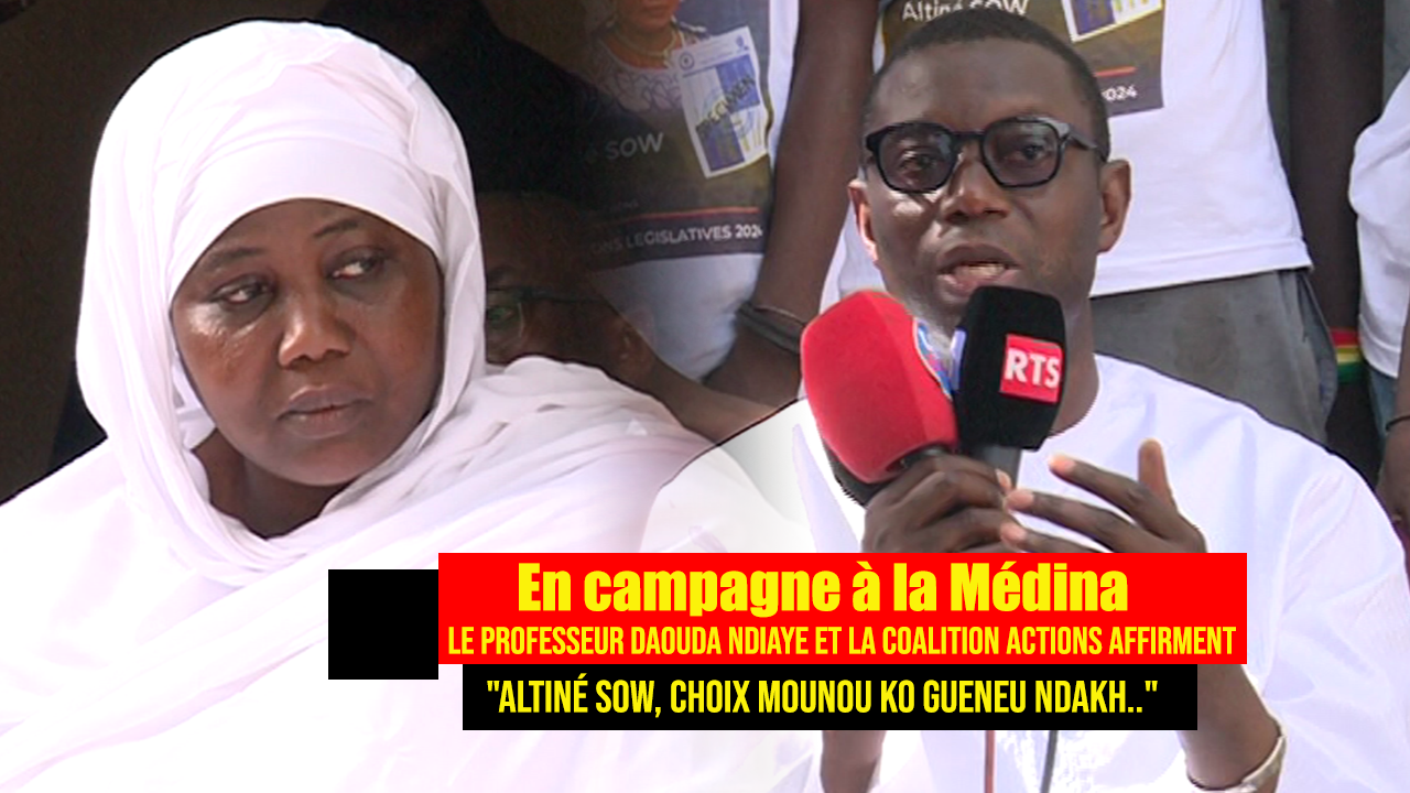 Campagne à la Médina, le professeur Daouda Ndiaye et la coalition Actions affirment : « Altiné Sow