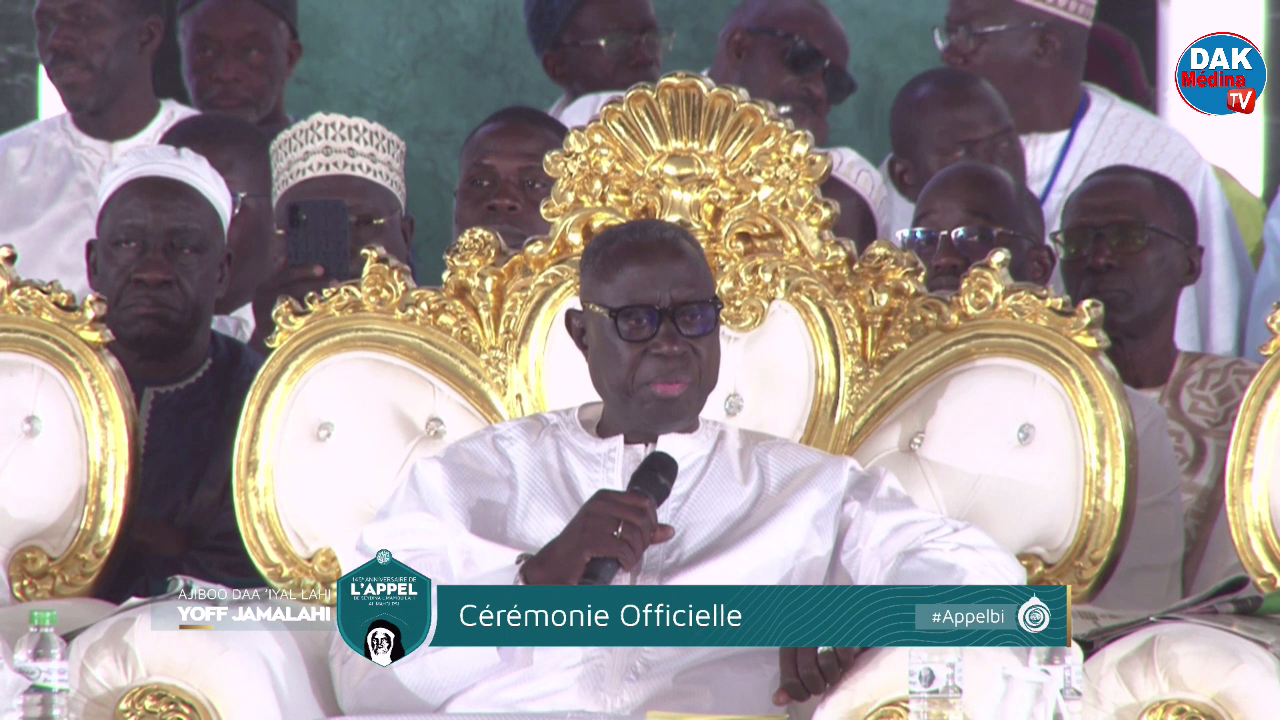 Cérémonie Officielle: 145eme appel/Discours du Ministre de l’interieur Général Jean-Baptiste Tine