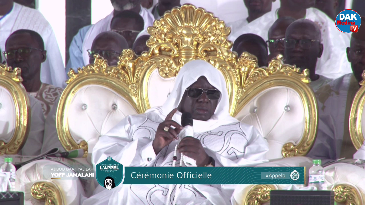 Cérémonie Officielle: Message de l’Appel 2025: Représentant du Khalife Général des Layénes …