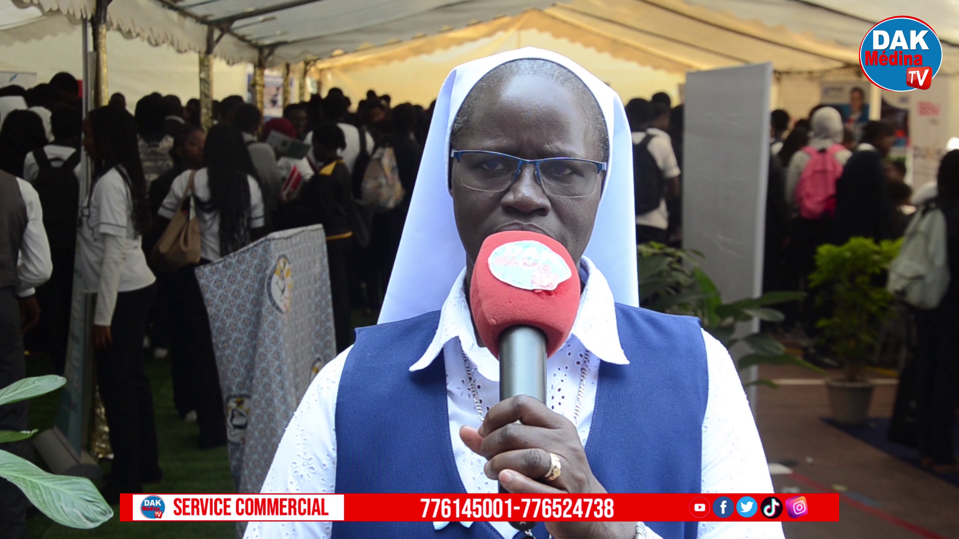 Institution Immaculée Conception de Dakar/10éme Forum de l’Orientation…la Directrice…je suis…
