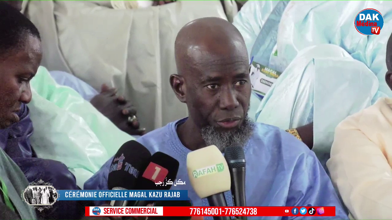 Discours de S. Ahmadou Rafahi MBACKE | Cérémonie officielle du Magal de Kazu Rajab 2025