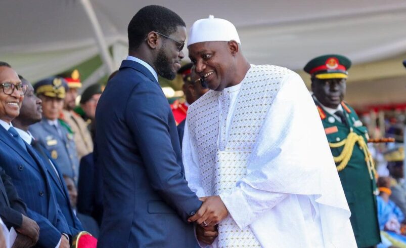 Le Président de la République, Son Excellence Bassirou Diomaye Faye, s’est rendu aujourd’hui en Gambie
