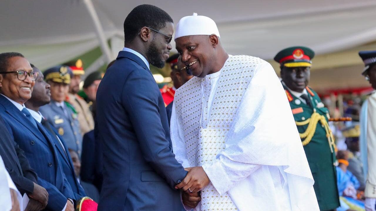 Le Président de la République, Son Excellence Bassirou Diomaye Faye, s’est rendu aujourd’hui en Gambie