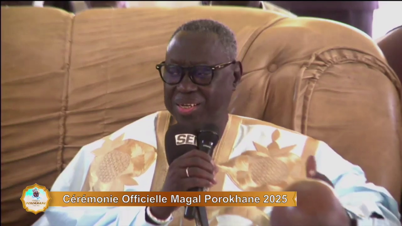 Magal Porokhane 2025 I Cérémonie officielle ; le Ministre de l’interieur jean baptiste Tine