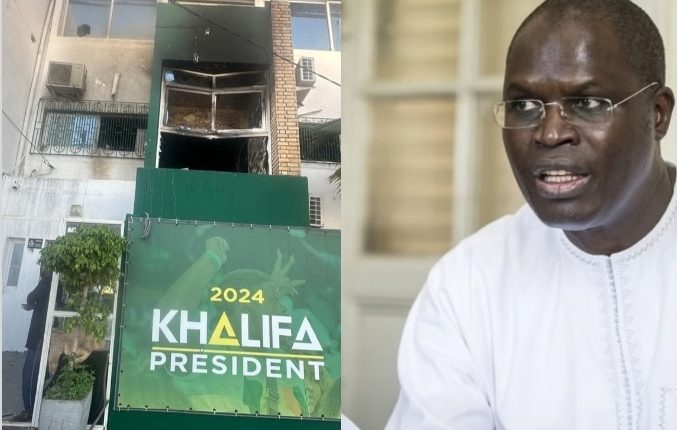 INCENDIE DU SIÈGE DE TAXAWU SENEGAL : KHALIFA SALL DÉNONCE UNE JUSTICE À DEUX VITESSES