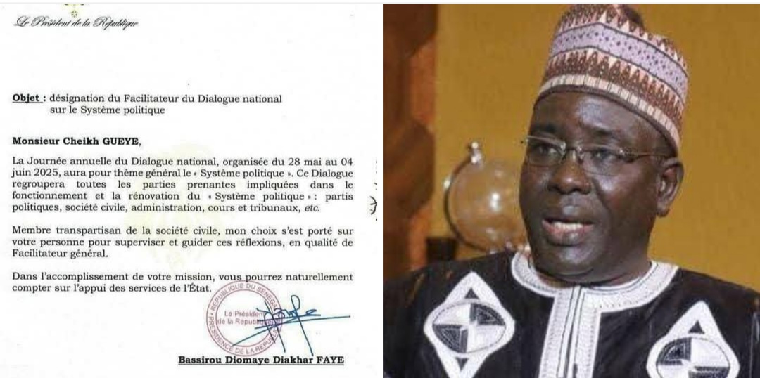 DIALOGUE NATIONAL : DOCTEUR CHEIKH GUÈYE DÉSIGNÉ FACILITATEUR GÉNÉRAL