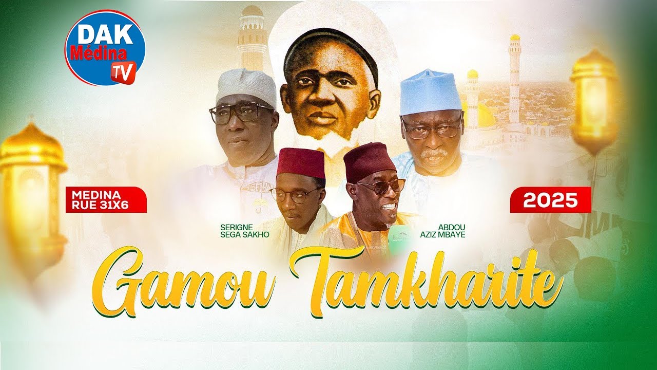 GAMOU TAMKHARITE édition 2025 à la rue 31×6 médina… Serigne Abib SY Ibn… Abdoul A.Mbaye…