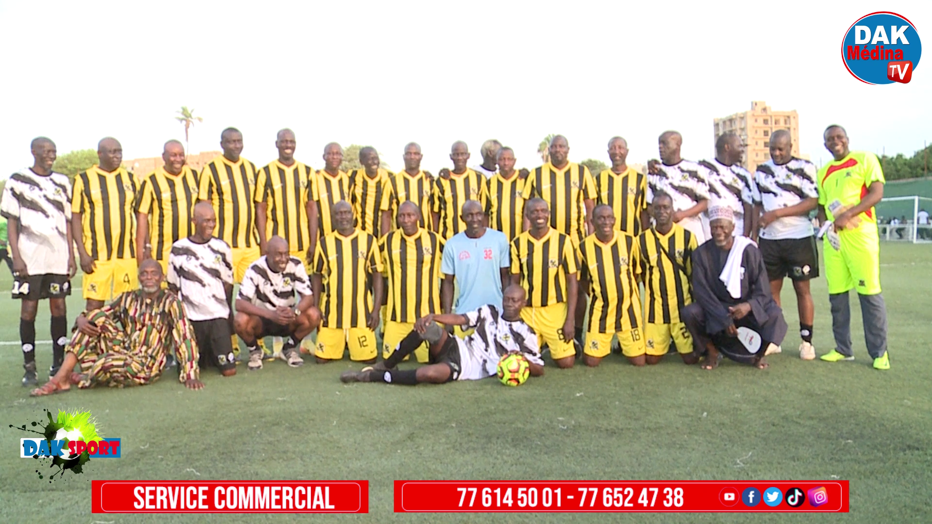 Match de gala Aigle d’azur ( Mbotty pom)…Omar Gueye Séne ancien international de football…