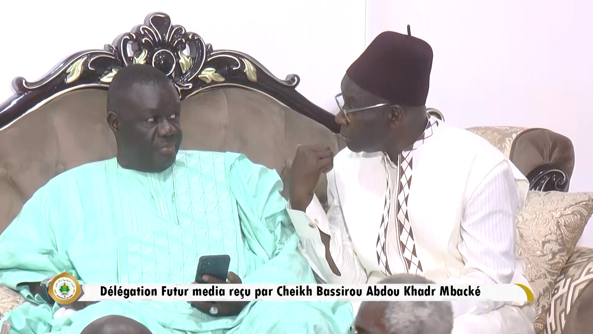 Magal Touba 2025 : Délégation Futur media reçu par Cheikh Bassirou Abdou Khadr Mbacké….