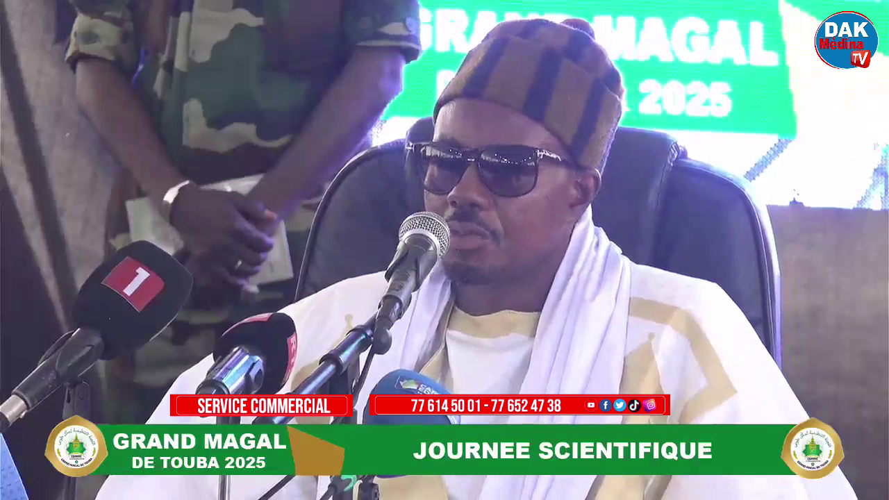 Discourt: S. Bassirou Mbacké Abdou Khadr journée Scientifique en Prelude du Grande Magal de Touba