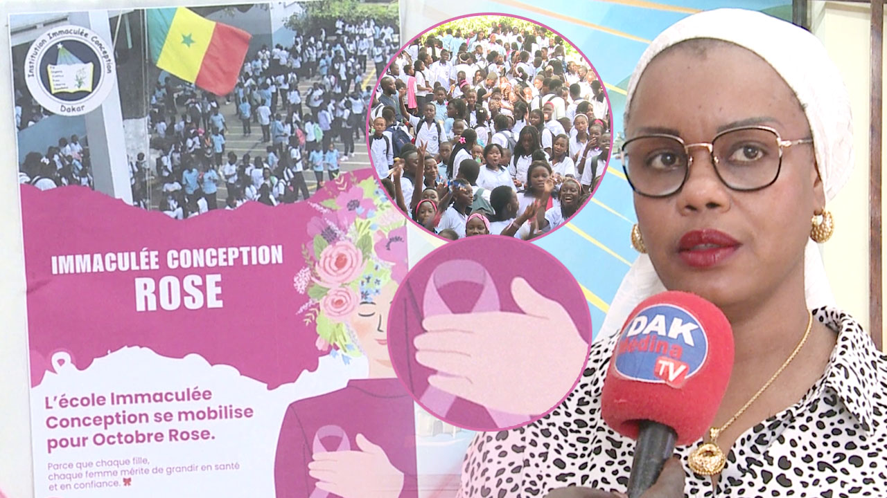 Les élèves de l’école Immaculée Conception en bouclier contre le cancer des femmes: «li tax niou def