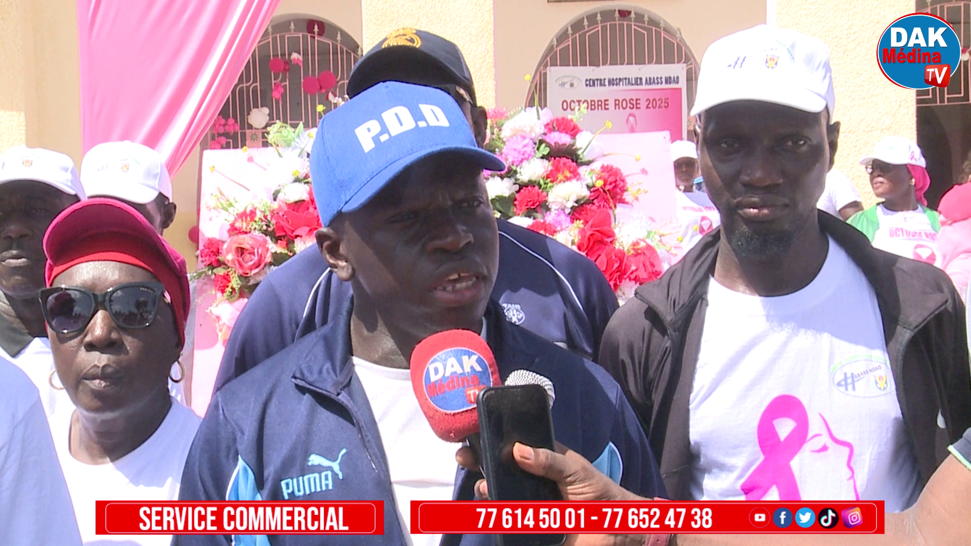 Hôpital Abass Ndao: randonnée de sensibilisation contre le cancer