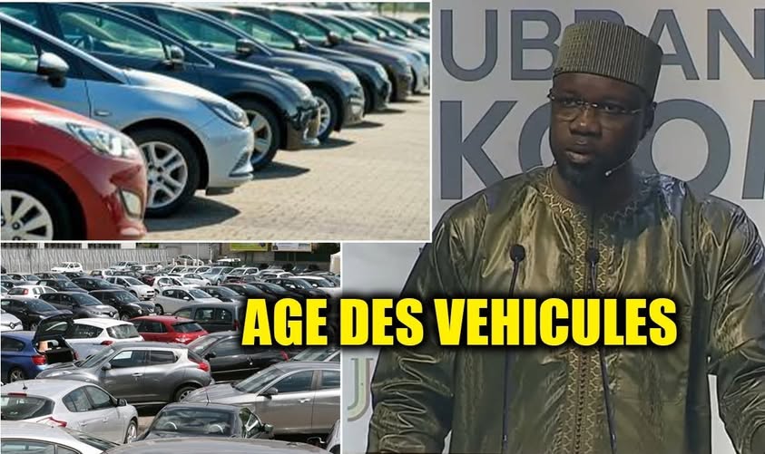 LE PREMIER MINISTRE OUSMANE SONKO SIGNE LE DÉCRET SUR l’âge LIMITE DES VÉHICULES IMPORTÉS