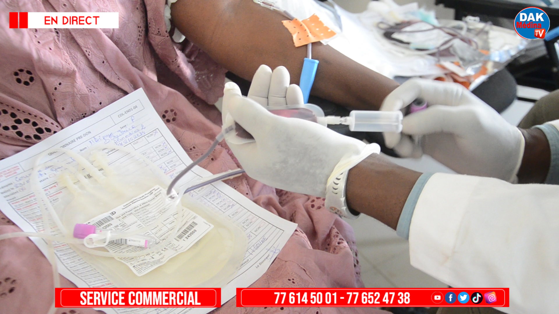 MÉDINA : LE CENTRE DE SANTÉ ELISABETH DIOUF LANCE SA PREMIÈRE JOURNÉE DE DON DE SANG