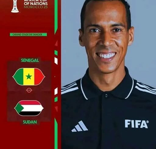 CAN 2025 : LE CHOC SÉNÉGAL – SOUDAN SOUS L’ ARBITRAGE DE DAHANE BEIDA
