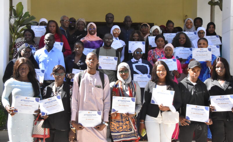 FORMATION PROFESSIONNELLE : 38 RÉCIPIENDAIRES REÇOIVENT LEURS ATTESTATIONS À LA MAISON DE LA CULTURE DOUTA SECK
