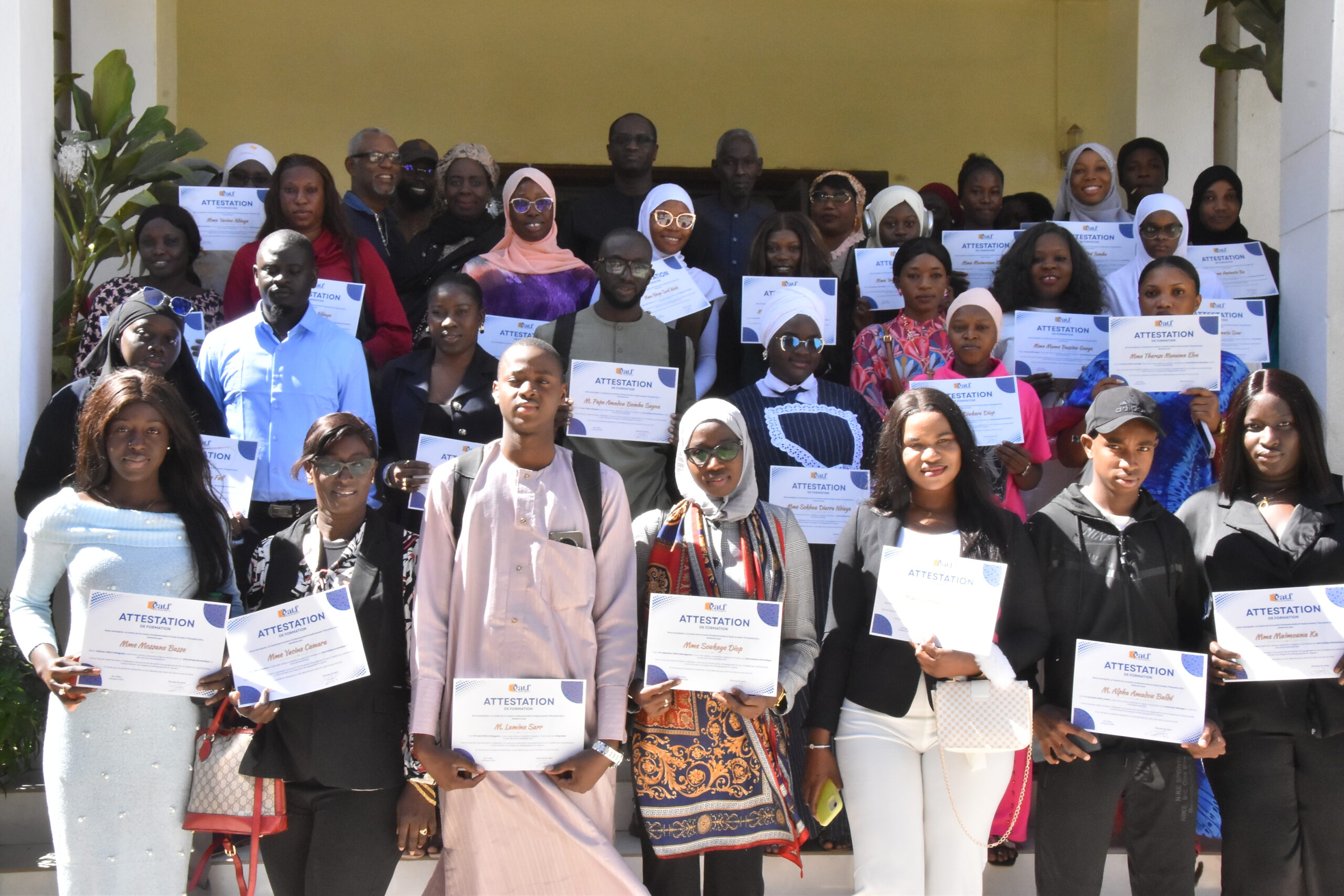 FORMATION PROFESSIONNELLE : 38 RÉCIPIENDAIRES REÇOIVENT LEURS ATTESTATIONS À LA MAISON DE LA CULTURE DOUTA SECK
