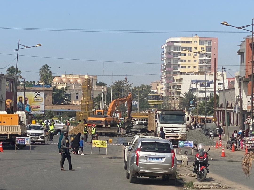 AVENUE BLAISE DIAGNE : LES TRAVAUX OFFICIELLEMENT LANCÉS CE 15 JANVIER POUR LES JOJ 2026