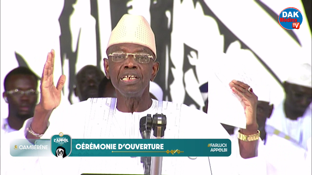 APPEL 2026 – Message de Seydina Laye à Cambéréne Cérémonie D&rsquo; ouverture